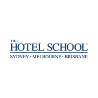 The hotel school logo