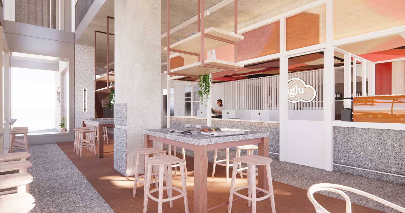 Iglu Melbourne Central Lobby